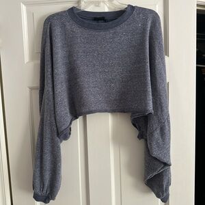 Purple Cropped longsleeve